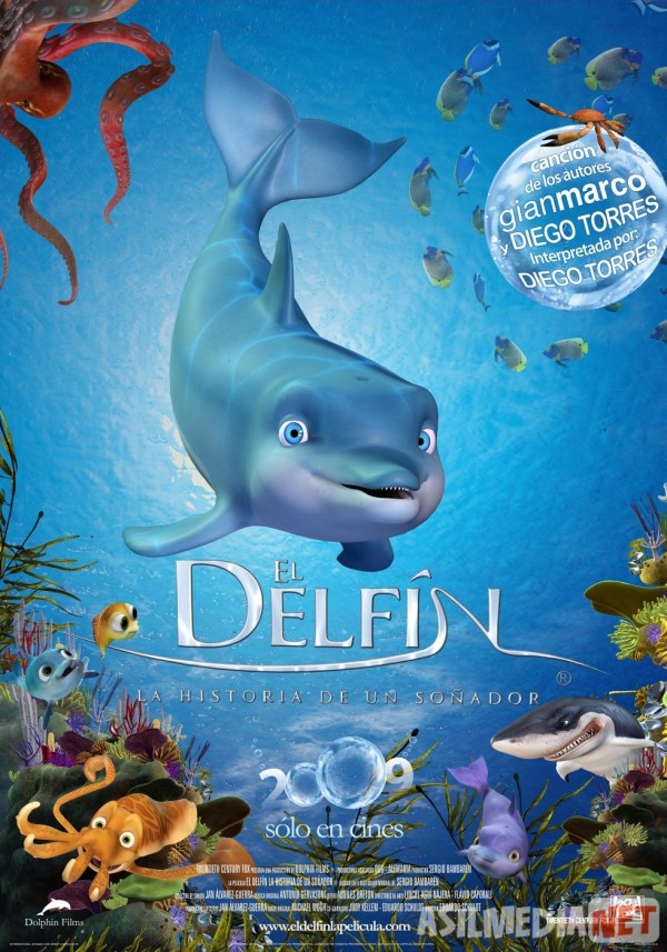 Hayolparast Delfin Uzbek tilida multfilm 2009 O'zbek tarjima kino HD